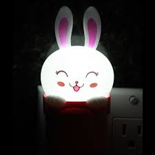 Hello Kitty Led Night Light Energy Saving Nursery Bedside Plug In Hall Wall Lamp Night Lights