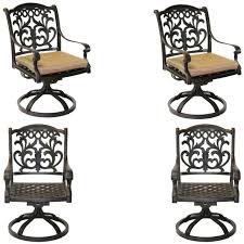 outdoor swivel rocking chairs set of 4