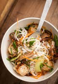 Vietnamese Vermicelli Rice Noodles gambar png
