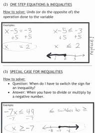 Equations Vs Inequalities Mini Poster