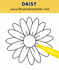 39+ daisy flower coloring pages for printing and coloring. Daisy Flower Coloring Page Flowers Templates