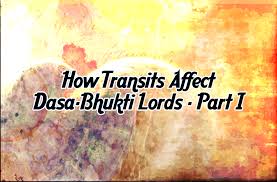 How Transits Affects Dasa Bhukti Lords Part1 Vedic