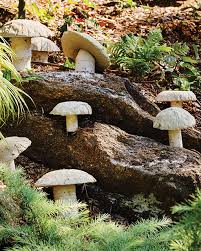 mushroom garden ornaments sweet paul