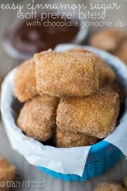 easy cinnamon sugar soft pretzel bites