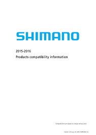 2015 2016 Products Compatibility Information Manualzz Com