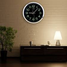 Luminous Wall Clock Silent Non Ticking
