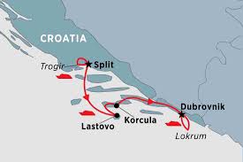This map of the croation coast and slovenia features the usual care and attention to detail that itmb put into all their travel maps. Croatia S Dalmatian Coast Peregrine Adventures Eu