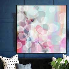 Soft Pastel Abstract Mint And Pink