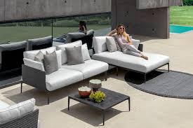 Leaf Chaise Sectional Sofa With Table