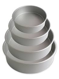 Unfilled single layer available in: Round Cake Tins The Vanilla Valley