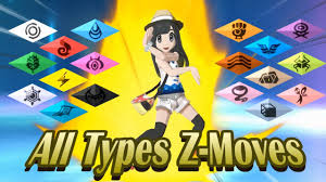 Pokemon Sun & Moon - All Types Z-Moves! (1080p HD) - YouTube