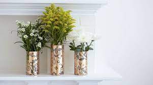 Cricut Crafts Make Stenciled Vases By