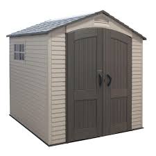 Home home improvement garage & storage. Lifetime 7 Ft X 7 Ft Outdoor Storage Shed 60042 The Home Depot