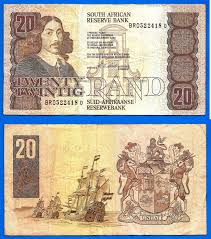 south africa 20 rand 1990 1993 sign 7