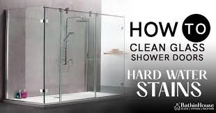 How To Clean Glass Shower Doors With