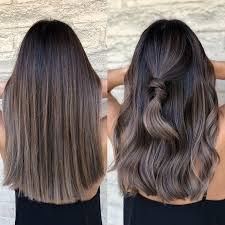 Highlights are a great way to add dimension to your hair without a lot of damage. 57 Beautiful Highlights For Your Dark Brown Hair Ash Hair Color Brown Hair Balayage Brunette Hair Color