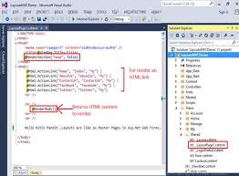 layouts master pages in asp net mvc 5