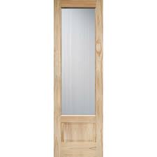 Reed Glass Pine Interior Wood Door