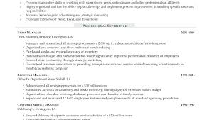 Retail District Manager Resume Samples Resumes Sample For Management