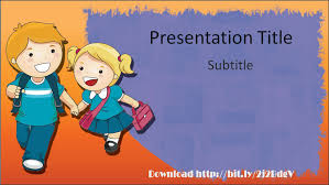 Download Elementary Education Powerpoint Template With Back
