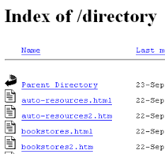 default directory views with htaccess