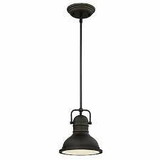 Oil Rubbed Bronze Pendant Light Fixture Industrial Hanging Kitchen Metal Led New Ebay