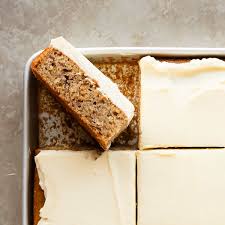 banana bars with cream cheese frosting