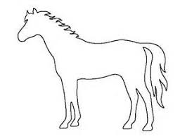 Horse Template Printable Bing Images Horse Template