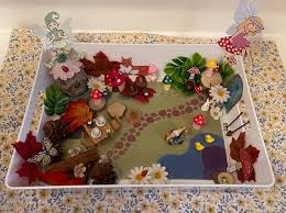 Fairy Garden Play Tray Set Handmade