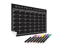 Dry Erase Monthly Chalkboard Calendar