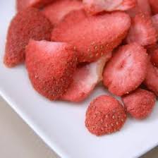 freeze dried strawberries at