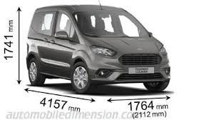 ford tourneo courier dimensions boot