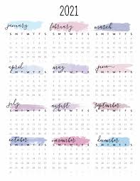 Today, we are going to present you a dedicated template in high quality. Printable 2021 Year Calendar World Of Printables