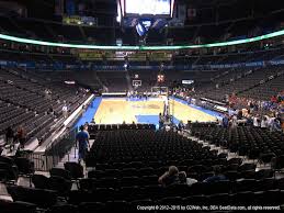 Chesapeake Energy Arena View From Lower Level 101 Vivid Seats