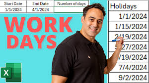 how to calculate workdays in excel 3