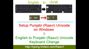 Punjabi Typing Tutor Raavi Font