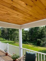 outdoor tongue and groove ceiling