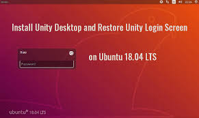 desktop on ubuntu 18 04 lts