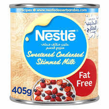 nestle sweetened condensed milk fat