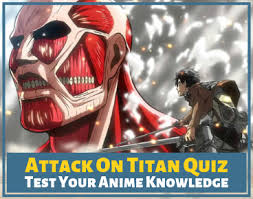 Have fun making trivia questions about swimming and swimmers. Anime Quiz Time Attack On Titan The Japan Guy