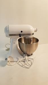 kitchenaid white classic stand mixer