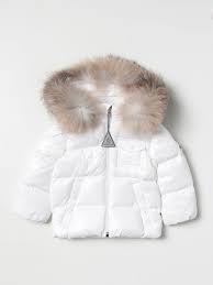 moncler jacket for baby white