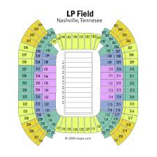 Breakdown Of The Nissan Stadium Seating Chart Tennessee Titans