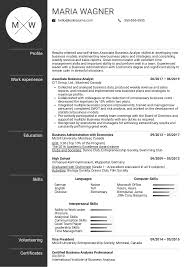 Resume Examples By Real People Associate Business Analyst