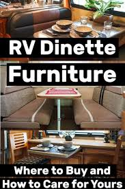 Rv Dinette Furniture Options See