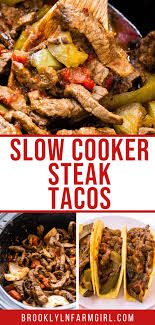 slow cooker steak tacos ready in 4 hours