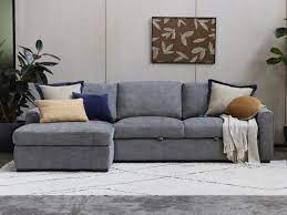 Siesta Sofa Bed Grey Left Chaise