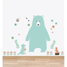 Woodland Animals Wall Decal Temple