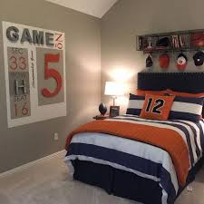 A wire basket holds a lot, and it provides some decor for the room, too. 220 Sports Themed Rooms Ideas In 2021 Sports Themed Room Boy Room Baseball Room