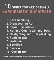 dating a narcissistic sociopath or a